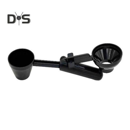 Воронка для кофе K Cup Pods Емкость 2 ст. л. Удобный выравниватель для ложки Многоразовая воронка без проливания Многоцелевая ложка для молотого кофе Протеиновый порошок 1pc