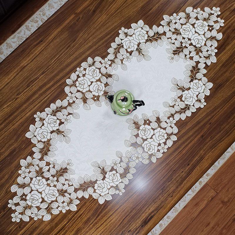 Style European Style Fabric Embroidered Tablecloth Coffee Table Towel Table Runner Table Mat Cut Out Cover Towel Placemat Table Mat Table Runner Beige + Lemon Tea 40*60cm
Style European Style Fabric Embroidered Tablecloth Coffee Table Towel Table Runner Table Mat Cut Out Cover Towel Placemat Table Mat Table Runner Beige + Lemon Tea 40*60cm