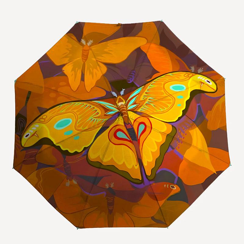 1pc Butterfly Moth Automatic Folding Umbrella Portable Collapsible Umbrella for All Seasons, 8-Rib Durable Construction, Perfect Gift 069
1pc Butterfly Moth Automatic Folding Umbrella Portable Collapsible Umbrella for All Seasons, 8-Rib Durable Construction, Perfect Gift 069