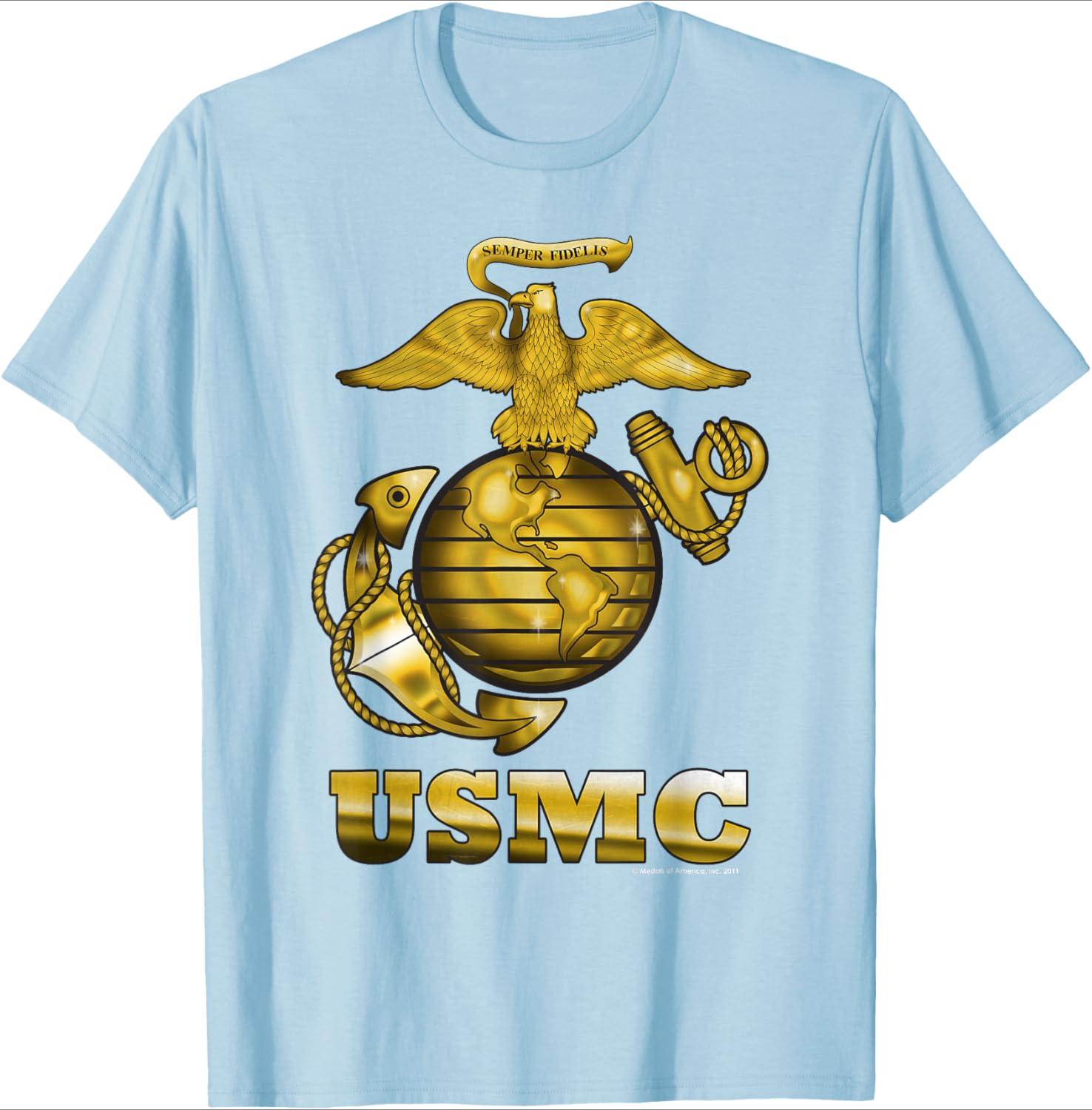 USMC pattern design 100 cotton summer casual Oneck short sleeve printed mens Tshirt 4XL
USMC pattern design 100 cotton summer casual Oneck short sleeve printed mens Tshirt 4XL