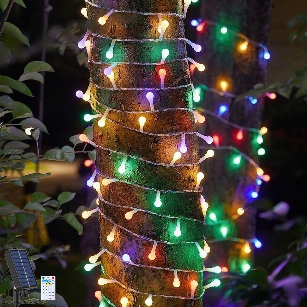 Macaron Solar Cherry Globe Lights USB Rechargeable 11 Modes Stepless Dimming Fairy Light for Balcony Patio Bedroom Wedding Decor 12m 100leds
Macaron Solar Cherry Globe Lights USB Rechargeable 11 Modes Stepless Dimming Fairy Light for Balcony Patio Bedroom Wedding Decor 12m 100leds