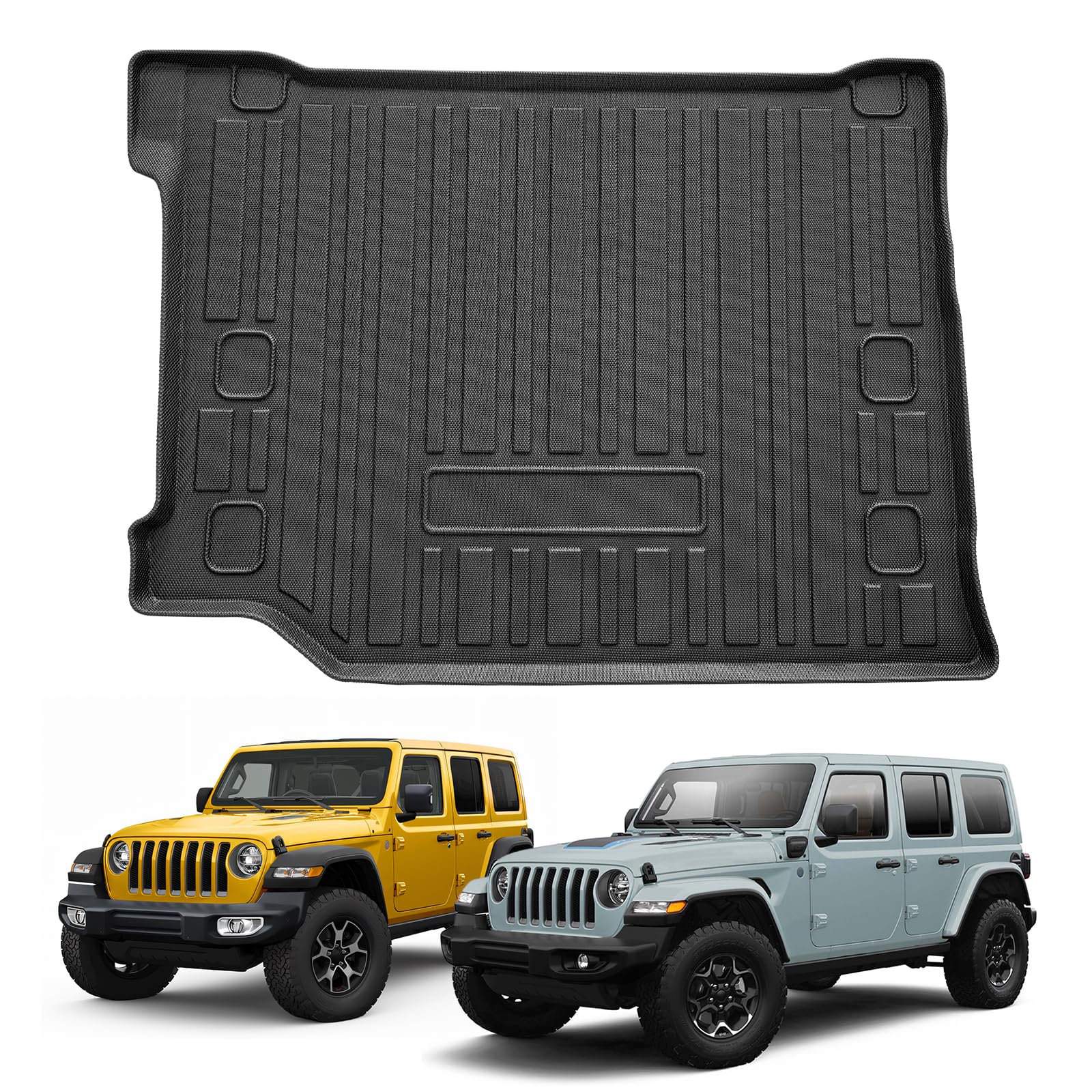 Коврик для багажа Wrangler JL 4XE, багажный лоток, коврик для багажного отделения, коврик для багажника автомобиля, коврик для багажного отделения, водонепроницаемый 3D-коврик для багажа TPO чёрный
Коврик для багажа Wrangler JL 4XE, багажный лоток, коврик для багажного отделения, коврик для багажника автомобиля, коврик для багажного отделения, водонепроницаемый 3D-коврик для багажа TPO чёрный