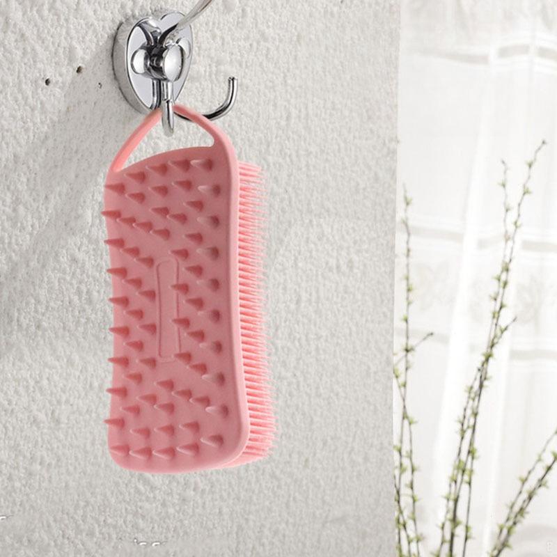 Силіконова мочалка для тіла 2 в 1 Щітка для тіла та щітка для шкіри голови для душу та ванни Стимулювання кровообігу Аксесуари для душу Pink
Силіконова мочалка для тіла 2 в 1 Щітка для тіла та щітка для шкіри голови для душу та ванни Стимулювання кровообігу Аксесуари для душу Pink