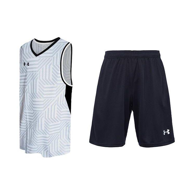 Under Armour Логотип Печать дышащий жилет трикотажные тренировочные спортивные шорты баскетбольный комплект мужские комплекты 23500102-100+21500201-001 M
Under Armour Логотип Печать дышащий жилет трикотажные тренировочные спортивные шорты баскетбольный комплект мужские комплекты 23500102-100+21500201-001 M