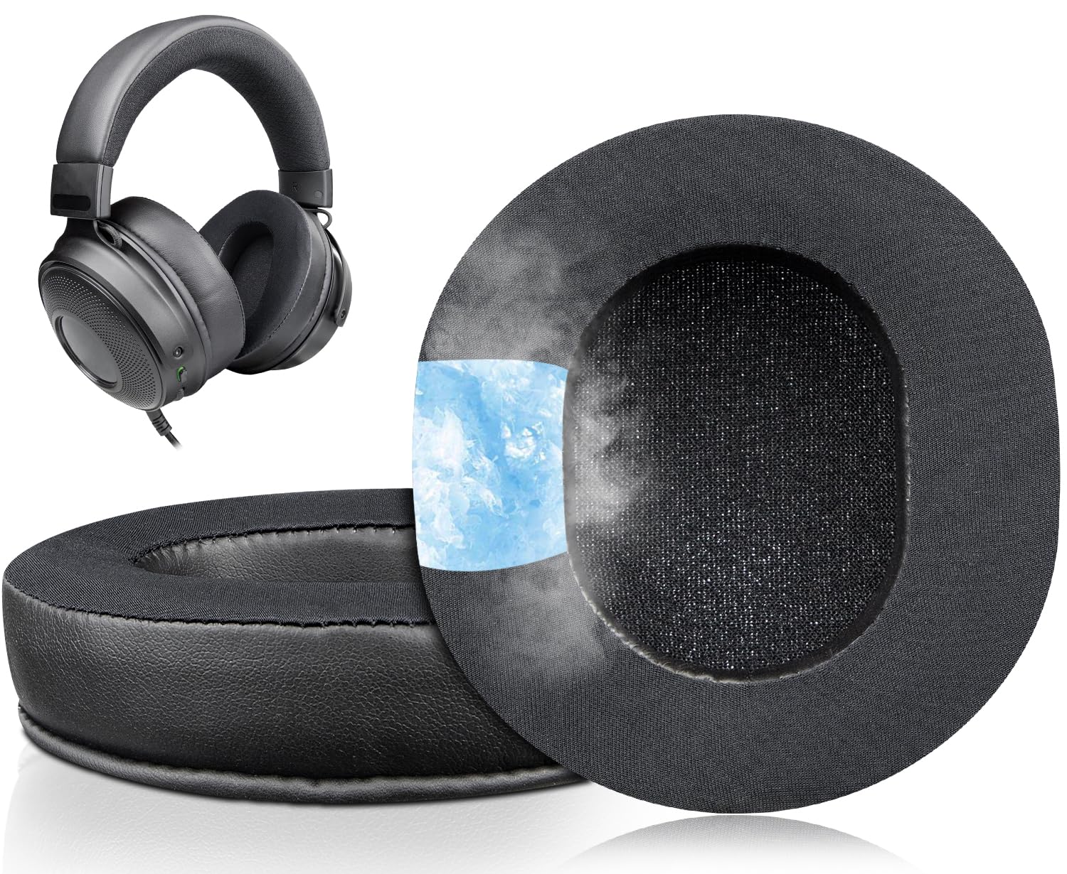 SOULWIT Cooling Gel Pad Ear Pad Compatible with Kraken Kraken V3 Pro Gaming Headset Replacement Head Pad Ear Cup High Density Foam Ear Cushion Cooling
SOULWIT Cooling Gel Pad Ear Pad Compatible with Kraken Kraken V3 Pro Gaming Headset Replacement Head Pad Ear Cup High Density Foam Ear Cushion Cooling