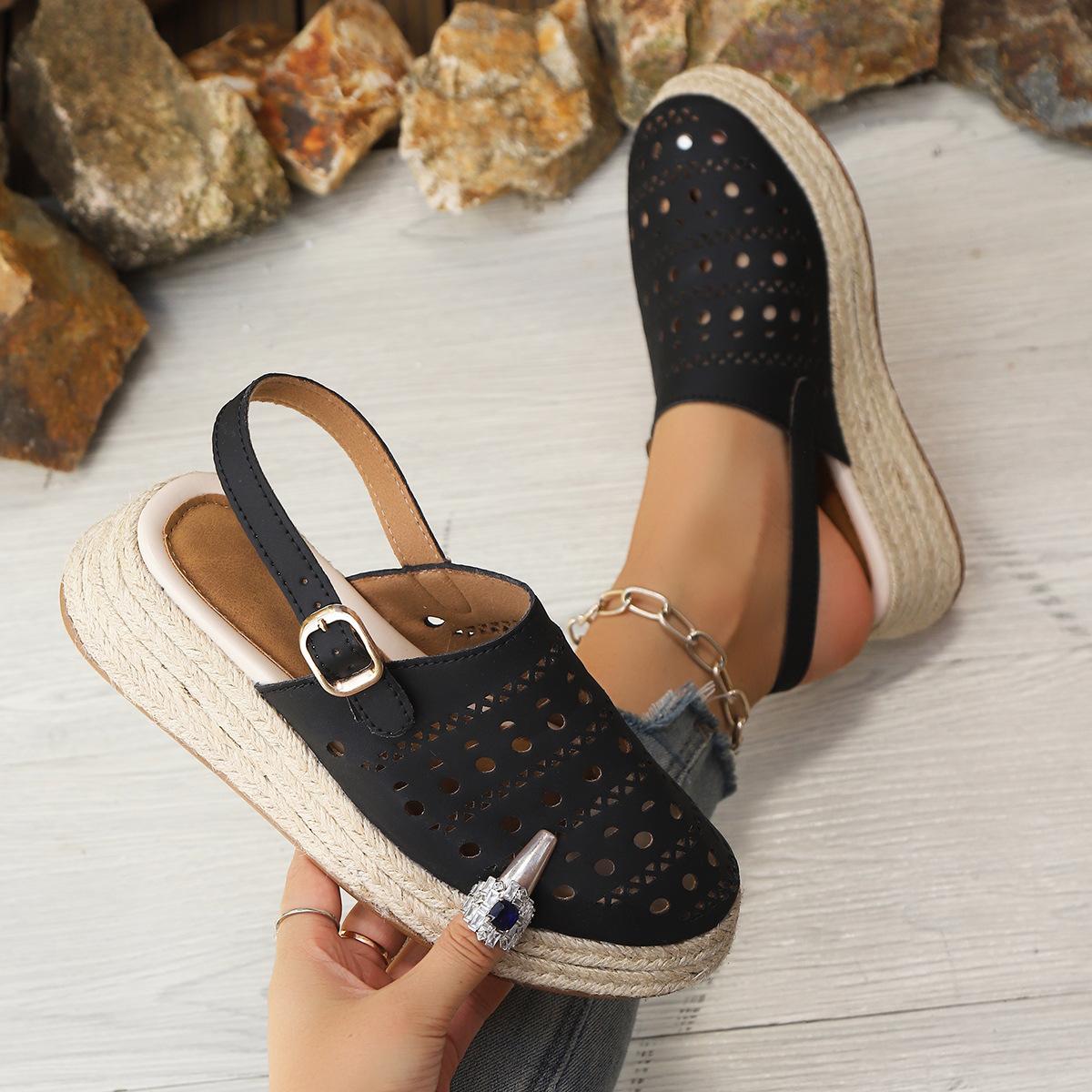 Shoes for Women Plus Size 35-42 Summer Platform Wedges Comfortable Slip on Sandals Casual Beach Footwear Women Sandals 42 чорний
Shoes for Women Plus Size 35-42 Summer Platform Wedges Comfortable Slip on Sandals Casual Beach Footwear Women Sandals 42 чорний