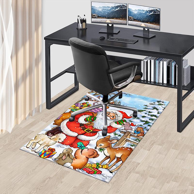 Christmas Santa Claus Chair Mat - Anime Cartoon Design, Non-Slip Carpet for Office, Home Decor, Living Room, Bedroom, Gaming Room & Dormitory.R088 60cm by 90cm
Christmas Santa Claus Chair Mat - Anime Cartoon Design, Non-Slip Carpet for Office, Home Decor, Living Room, Bedroom, Gaming Room & Dormitory.R088 60cm by 90cm