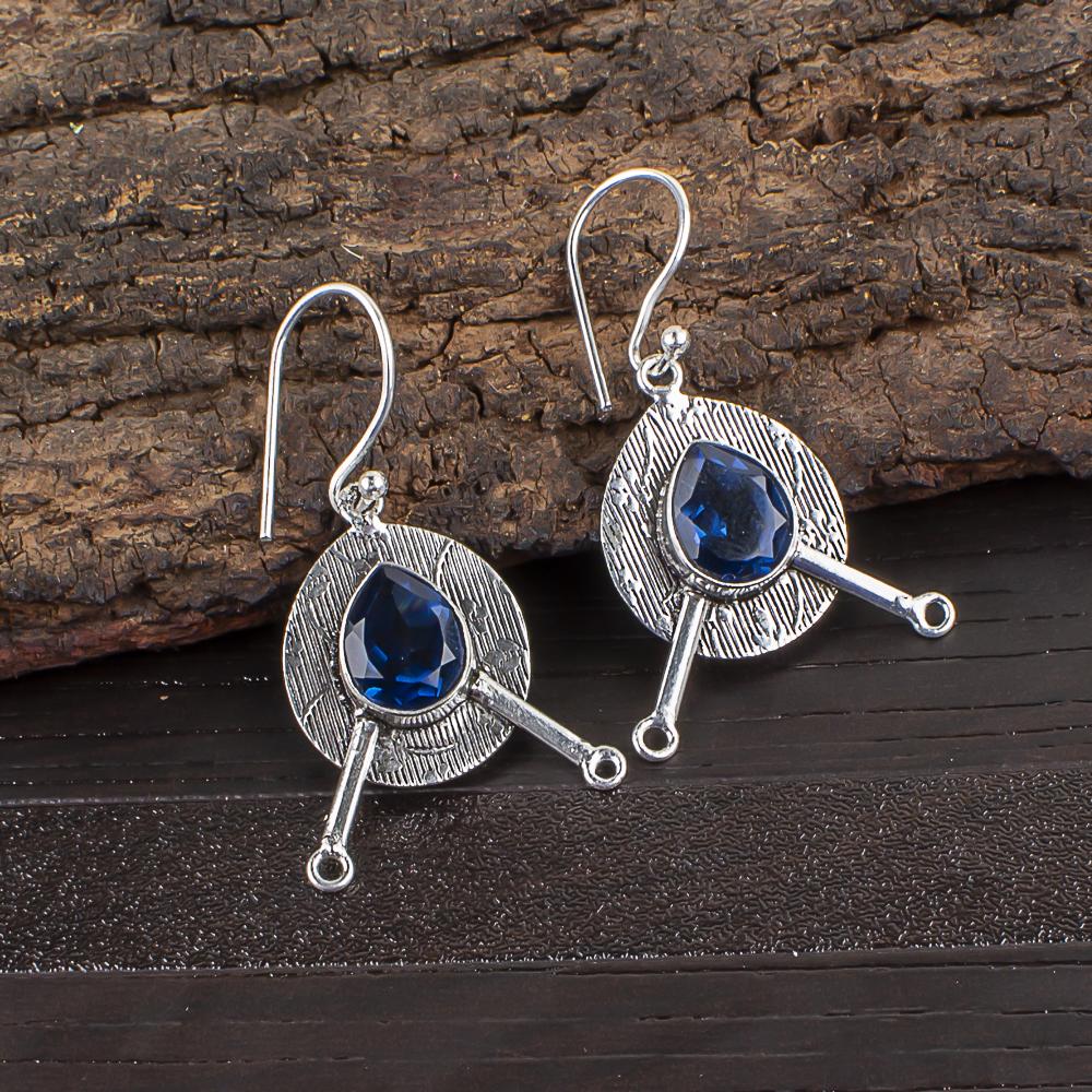 London Blue Topaz Gemstone Jewelry, 925 Solid Sterling Silver Earrings, Handmade Everyday Earrings For Wedding Gift 1.86 Inches синий
London Blue Topaz Gemstone Jewelry, 925 Solid Sterling Silver Earrings, Handmade Everyday Earrings For Wedding Gift 1.86 Inches синий