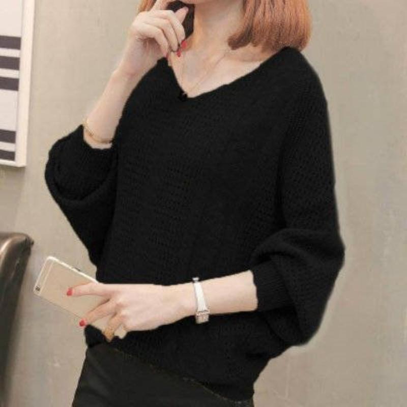 Вязаный свитер с рукавами «летучая мышь» в корейском стиле с V-образным вырезом, свободный, большого размера, с длинным рукавом, скрытый флисовый воздушный свитер XL
Вязаный свитер с рукавами «летучая мышь» в корейском стиле с V-образным вырезом, свободный, большого размера, с длинным рукавом, скрытый флисовый воздушный свитер XL