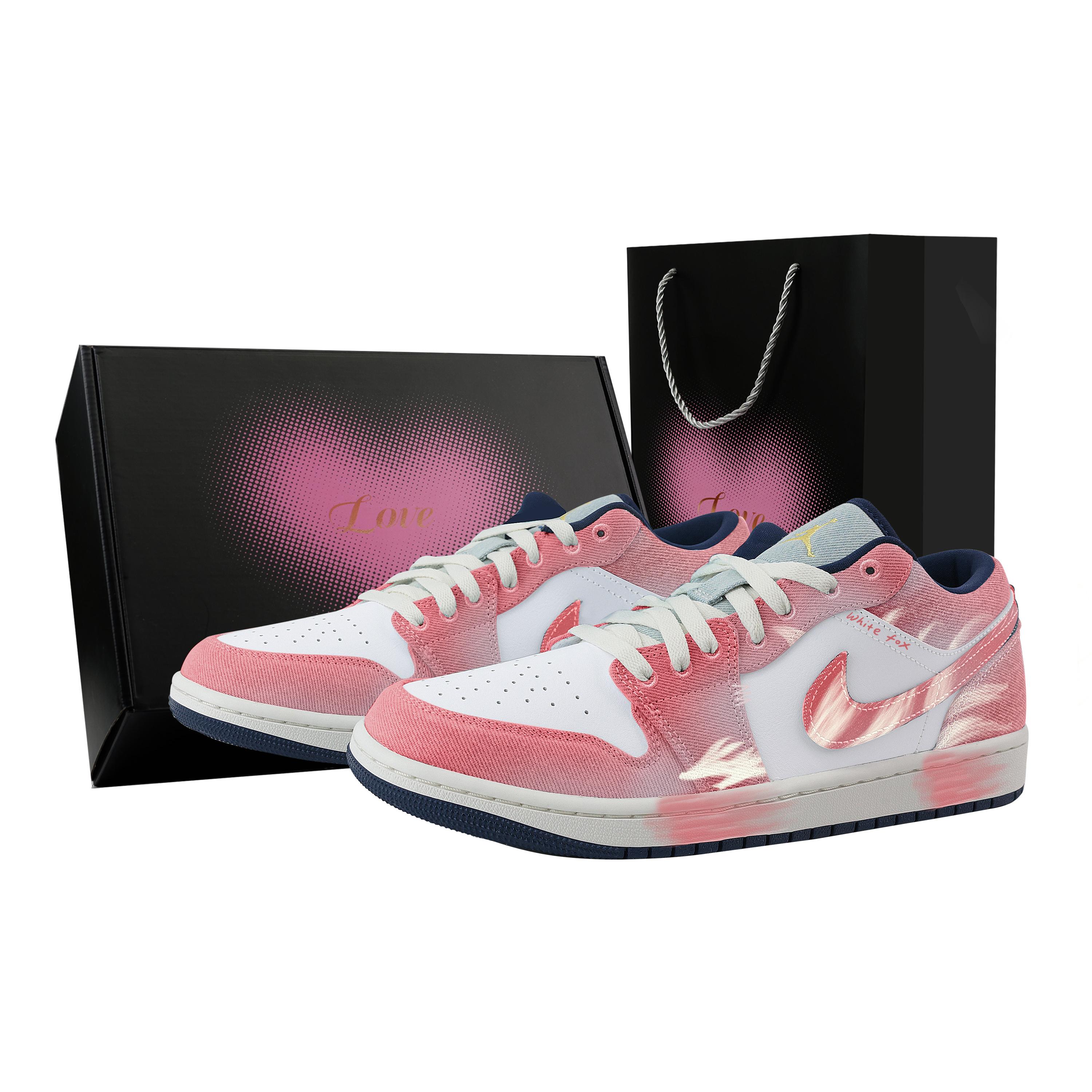 Jordan Air Jordan 1 Tail Fox, Heart Box Abrasion Resistant Low top Vintage Basketball Shoes Men s Pink White IH0648-141(Team773--) 40
Jordan Air Jordan 1 Tail Fox, Heart Box Abrasion Resistant Low top Vintage Basketball Shoes Men s Pink White IH0648-141(Team773--) 40