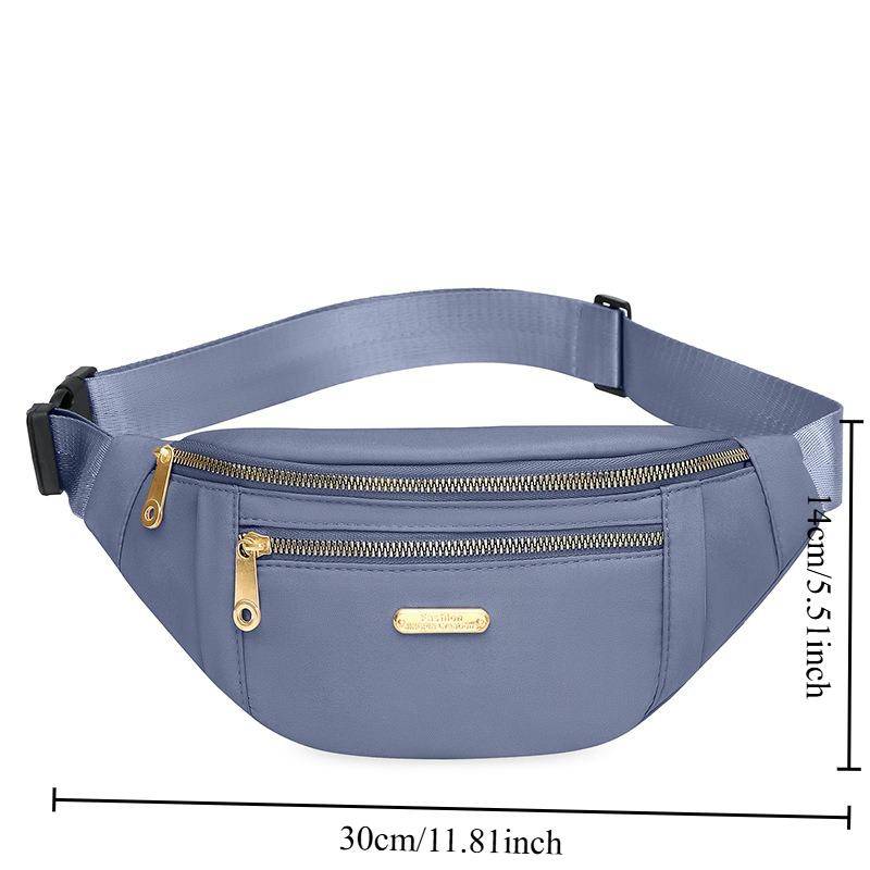 Lightweight Nylon Fanny Pack with Multi-Zipper Pockets Adjustable Waist Bag for Travel Sports & Daily Use синий
Lightweight Nylon Fanny Pack with Multi-Zipper Pockets Adjustable Waist Bag for Travel Sports & Daily Use синий