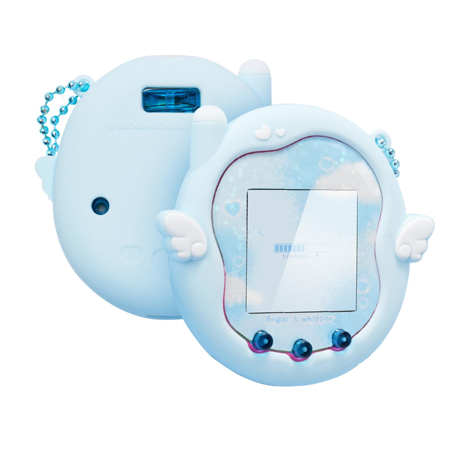 Kuitmor Tamagotchi Uni Silicone Soft Protective Case with Charm Cute Drop Shock Charging Compatible with Tamagotchi Wing Sound Cover, & Faceplate, синій
Kuitmor Tamagotchi Uni Silicone Soft Protective Case with Charm Cute Drop Shock Charging Compatible with Tamagotchi Wing Sound Cover, & Faceplate, синій
