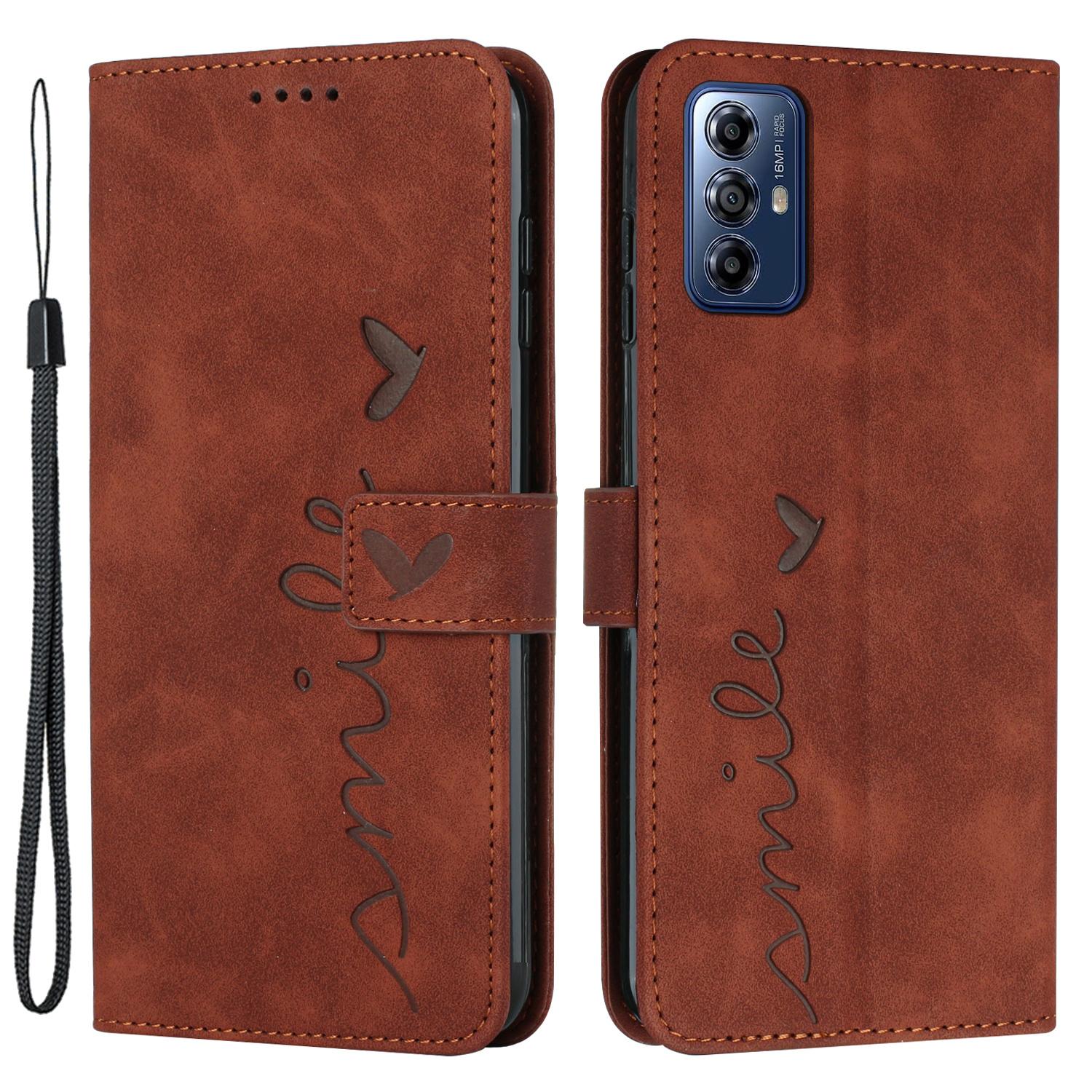 For Motorola Moto G Play (2024) 4G Magnetic Phone Case Skin-touch PU Leather+TPU Wallet Cover Brown
For Motorola Moto G Play (2024) 4G Magnetic Phone Case Skin-touch PU Leather+TPU Wallet Cover Brown