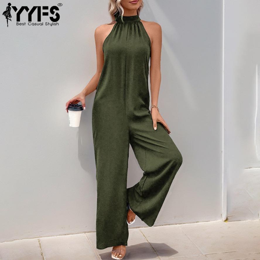 YYFS Women s Fashion Casual Summer Spring Solid Color Print Sleeveless Half Turtleneck Loose Waistline Trousers Jumpsuits & Rompers XL
YYFS Women s Fashion Casual Summer Spring Solid Color Print Sleeveless Half Turtleneck Loose Waistline Trousers Jumpsuits & Rompers XL