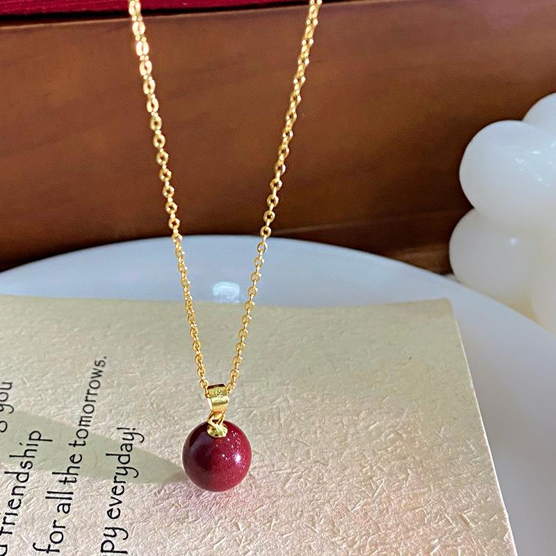 Цинобар Транзитне намисто з бісеру для жінок простий та універсальний китайський стиль червоний ключичний ланцюг
Цинобар Транзитне намисто з бісеру для жінок простий та універсальний китайський стиль червоний ключичний ланцюг