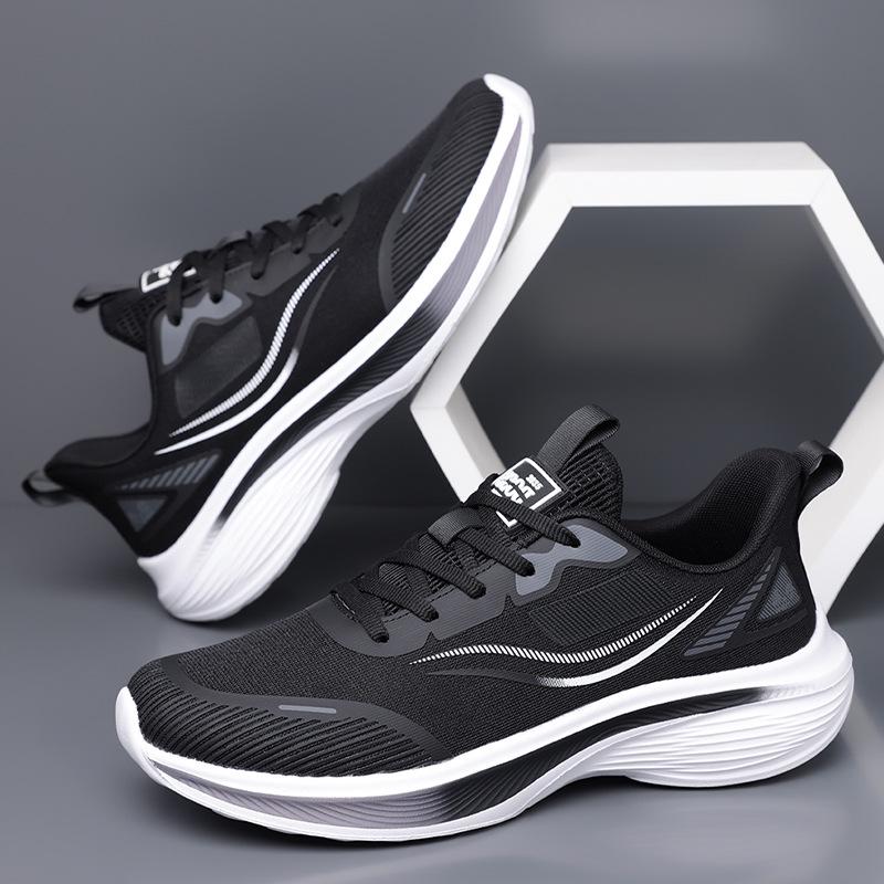 Сетчатые кроссовки больших размеров: Легкие, Дышащие, Амортизирующие Нескользящие Кроссовки для Бега 45 чёрный/белый
Сетчатые кроссовки больших размеров: Легкие, Дышащие, Амортизирующие Нескользящие Кроссовки для Бега 45 чёрный/белый