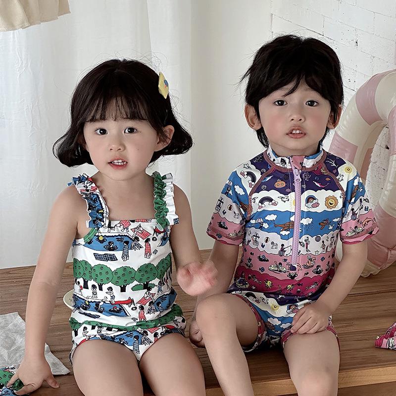 2025 Kids Quick-Dry One-Piece Swimsuit - Brother & Sister Cute Beach Swimwear 130cm зелений
2025 Kids Quick-Dry One-Piece Swimsuit - Brother & Sister Cute Beach Swimwear 130cm зелений