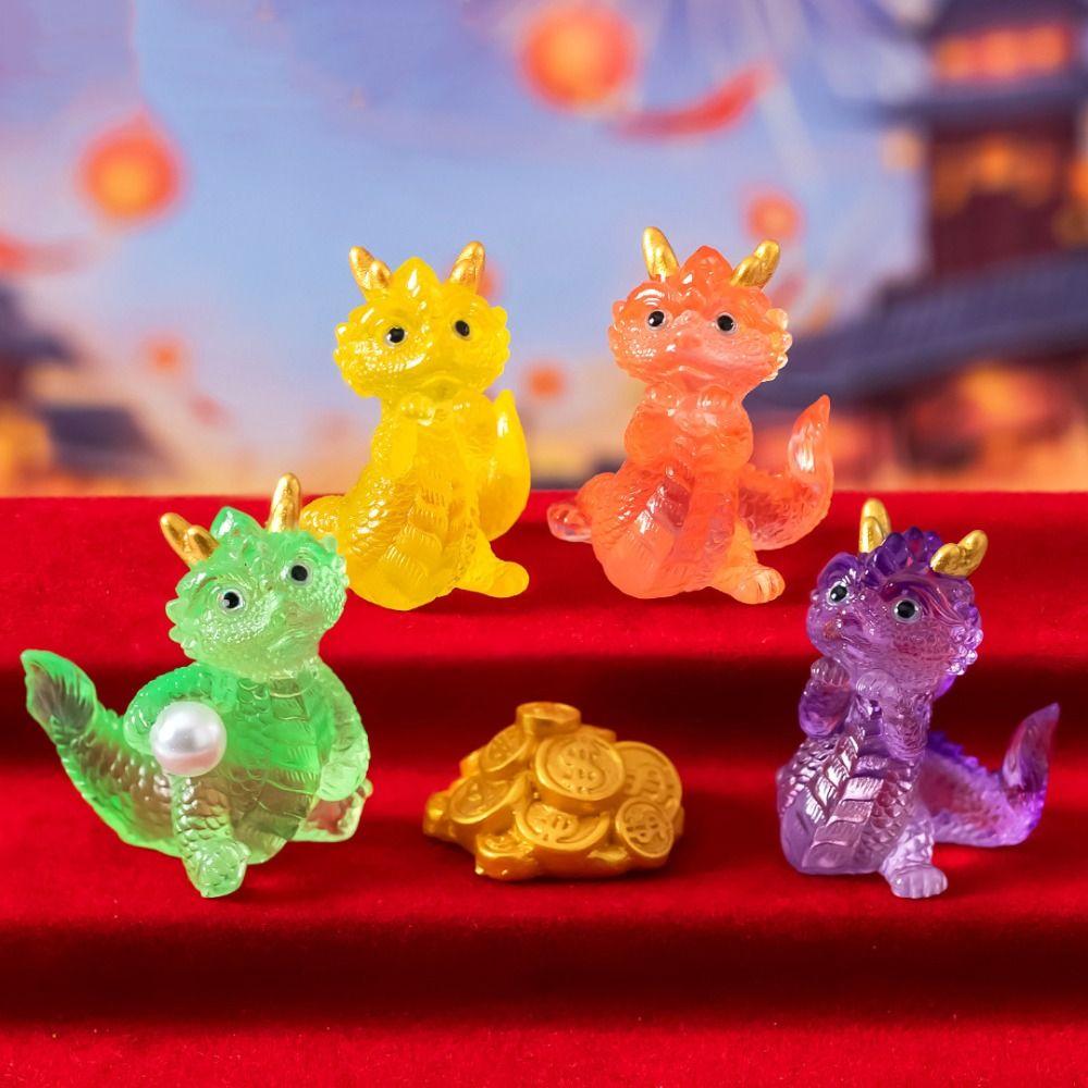 Chinese Zodiac Transparent Resin Dragon Ornaments Small Auspicious Dragons Chinese New Year
Chinese Zodiac Transparent Resin Dragon Ornaments Small Auspicious Dragons Chinese New Year