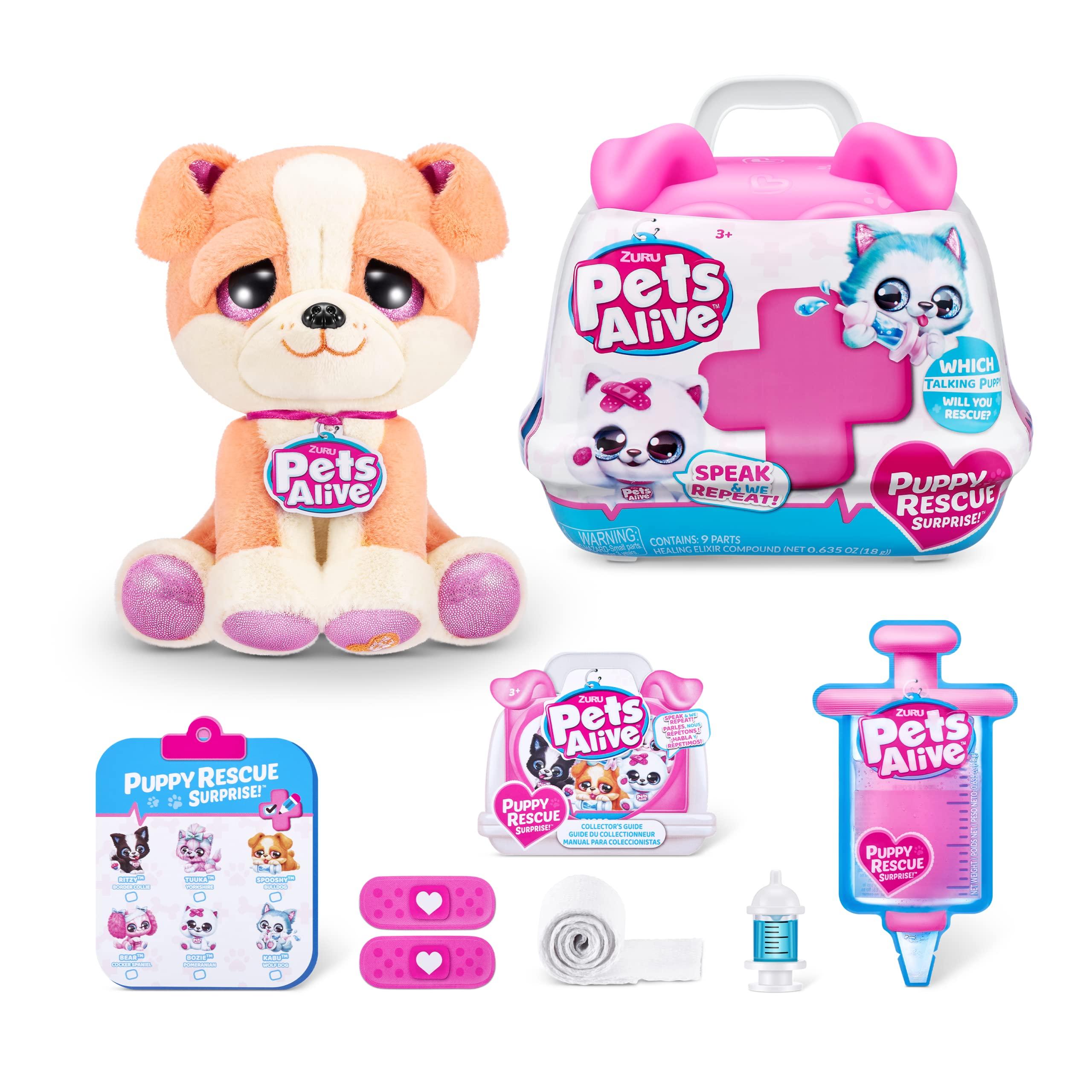 Pets Alive Pet Shop Surprise S3 Puppy Rescue от ZURU Surprise Puppy Ультрамягкая мягкая игрушка Композитный сюрприз Интерактивная игрушка Электронная (Бульдог)
Pets Alive Pet Shop Surprise S3 Puppy Rescue от ZURU Surprise Puppy Ультрамягкая мягкая игрушка Композитный сюрприз Интерактивная игрушка Электронная (Бульдог)