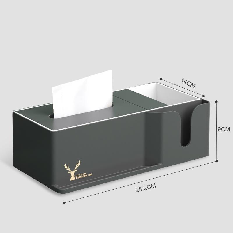 Multi-function Remote & Tissue Storage Box - Luxury Coffee Table Organizer
Multi-function Remote & Tissue Storage Box - Luxury Coffee Table Organizer