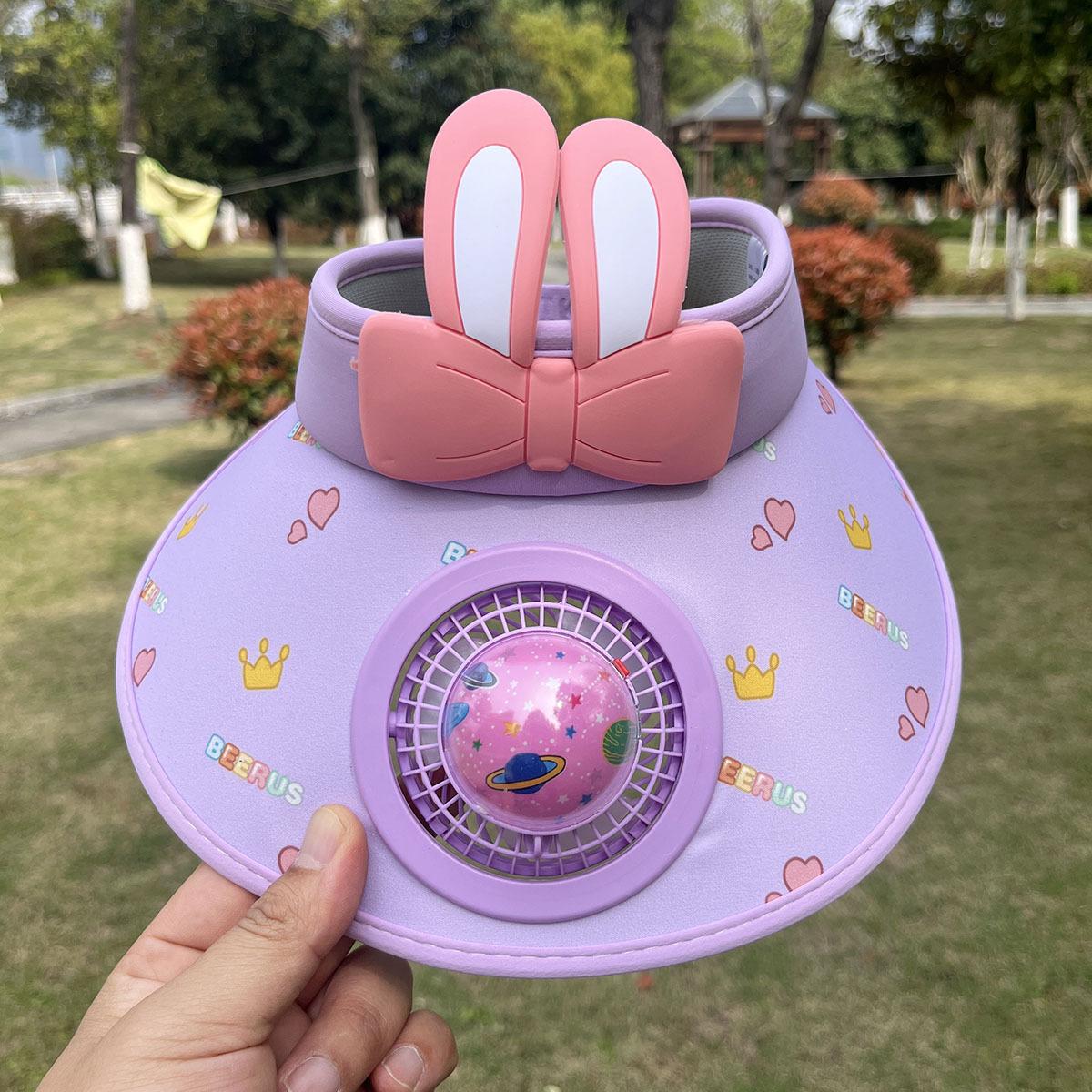 Детская шляпа от солнца Мальчиковая шляпа от солнца Девочковая шляпа от солнца Мальчиковая шляпа с открытым верхом Детская шляпа Шляпа-веер Мультяшная Милая 50-54cm