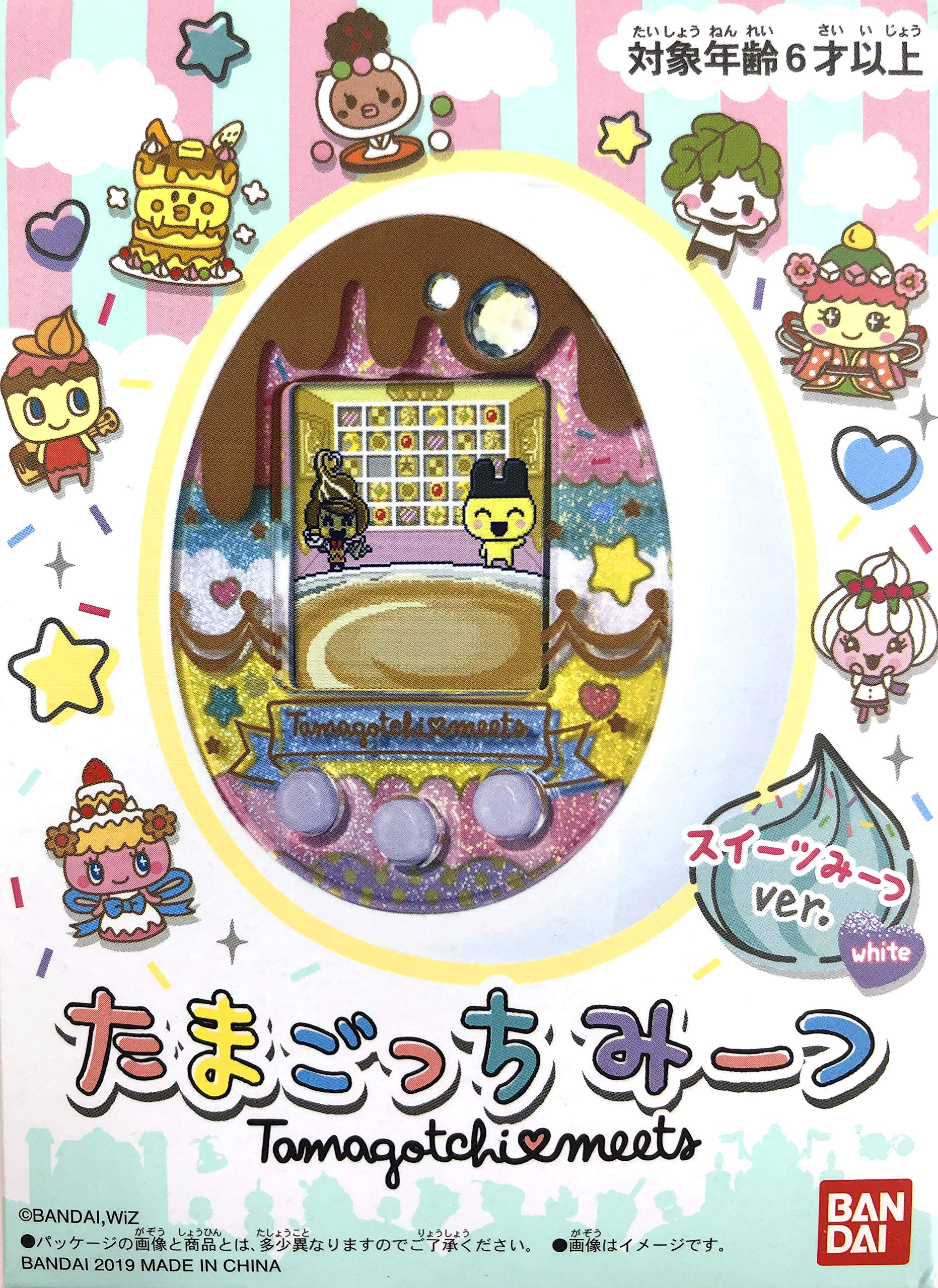 Tamagotchi Meets Sweets Meets White Bandai Tamagotchi Meets Station store limited product ver.
Tamagotchi Meets Sweets Meets White Bandai Tamagotchi Meets Station store limited product ver.