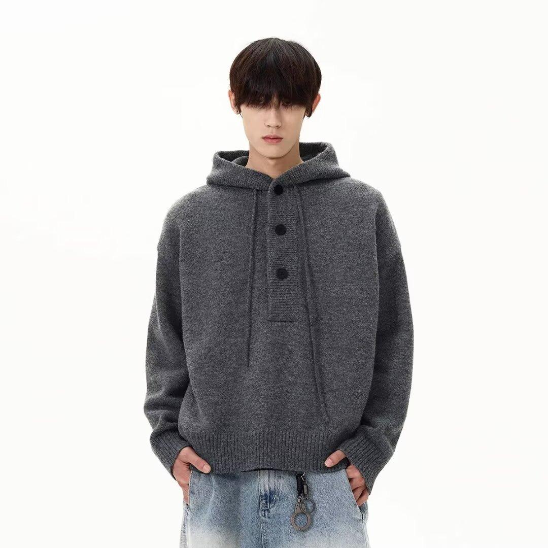 Men s Winter Hooded Sweater: Korean Retro Style, Thick Autumn/Winter Knitwear Large чёрный
Men s Winter Hooded Sweater: Korean Retro Style, Thick Autumn/Winter Knitwear Large чёрный
