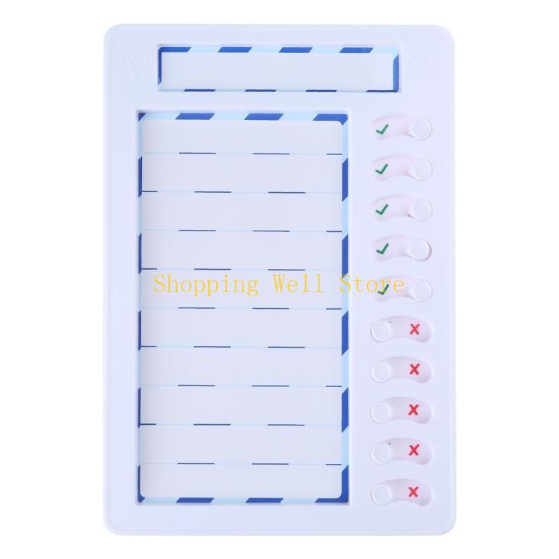 KX4B Chore Chart for Kids Checklist Board with Detachable Memo and 4 Replaceable Sheets
KX4B Chore Chart for Kids Checklist Board with Detachable Memo and 4 Replaceable Sheets