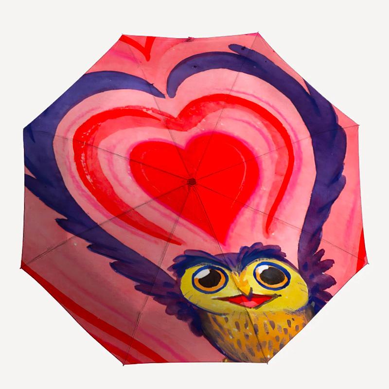 1pc Heart Owl Adventure Auto Open/close, 8-Rib Iron Frame, Compact Folding Cute Umbrella All-Season Portable Umbrella for Travel 026
1pc Heart Owl Adventure Auto Open/close, 8-Rib Iron Frame, Compact Folding Cute Umbrella All-Season Portable Umbrella for Travel 026