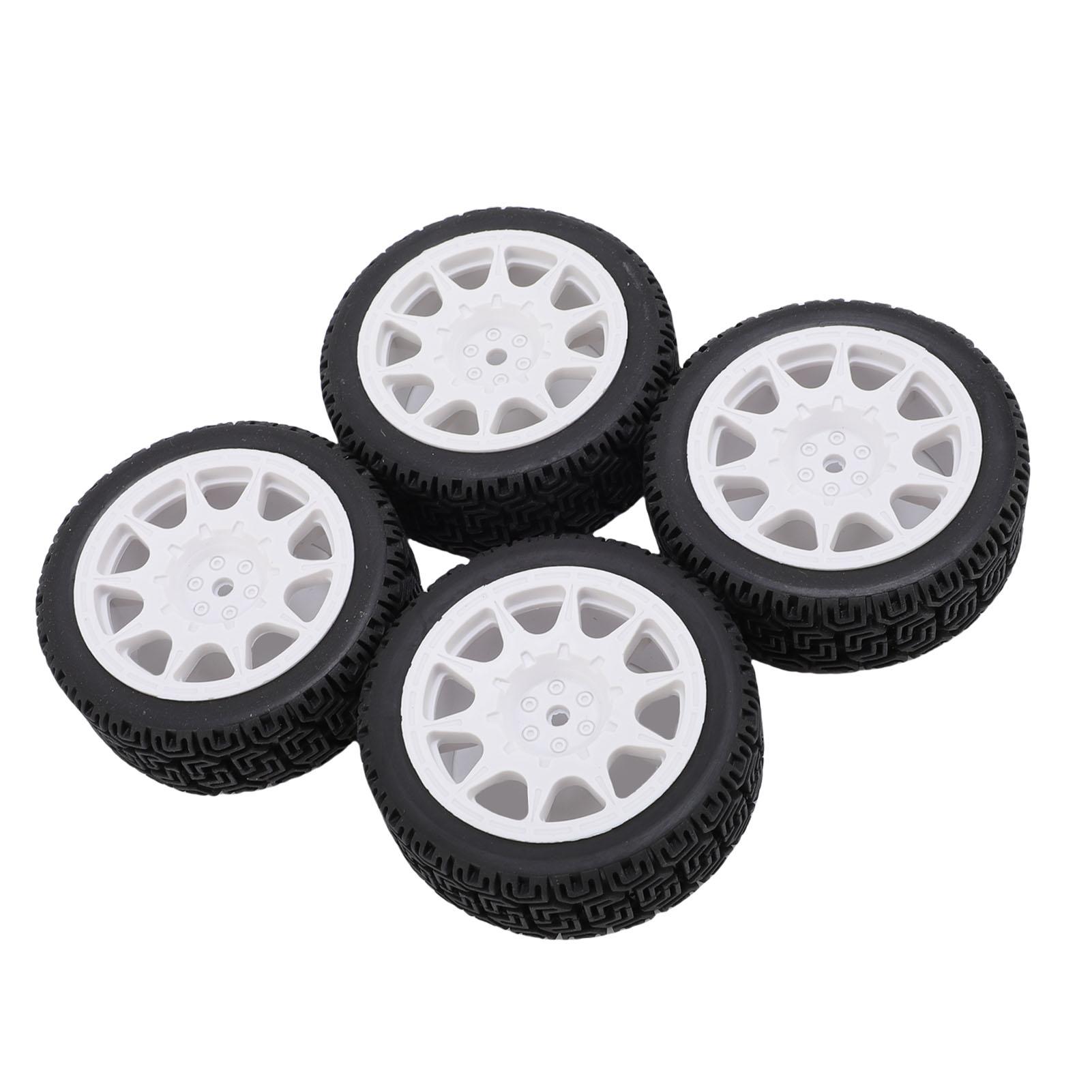 4PCS RC Rally Tires Fit for Tamiya TT01 XV02 70mm 1:10 Scale Plastic Nylon RC Car Wheel Hub Tire Black White білий
4PCS RC Rally Tires Fit for Tamiya TT01 XV02 70mm 1:10 Scale Plastic Nylon RC Car Wheel Hub Tire Black White білий