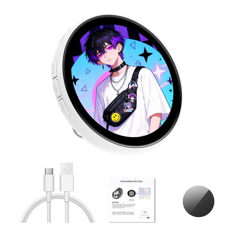Electronic Digital Badge 1.85-inch HD Display Screen Badges Pin,Smart Cyber Badge for Anime Football Fans Cosplay & Concert Gifts белый
Electronic Digital Badge 1.85-inch HD Display Screen Badges Pin,Smart Cyber Badge for Anime Football Fans Cosplay & Concert Gifts белый
