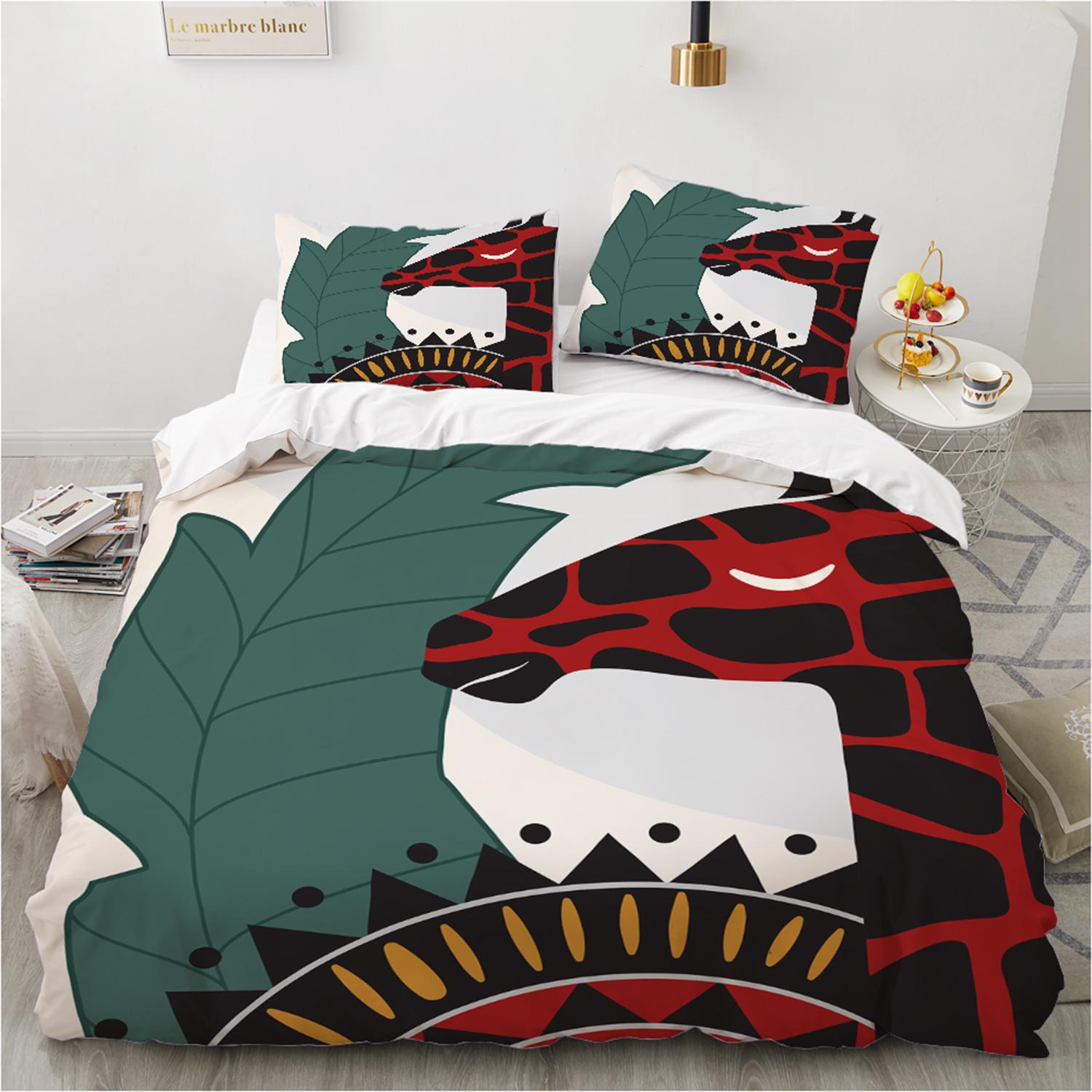 Комплект підодіяльника 3D-друку Наволочка з ультратонкого волокна Новий Оптовий Благородні Африканські Елементи Барвистий І Зручний Комплект EU Twin135x200cm
Комплект підодіяльника 3D-друку Наволочка з ультратонкого волокна Новий Оптовий Благородні Африканські Елементи Барвистий І Зручний Комплект EU Twin135x200cm