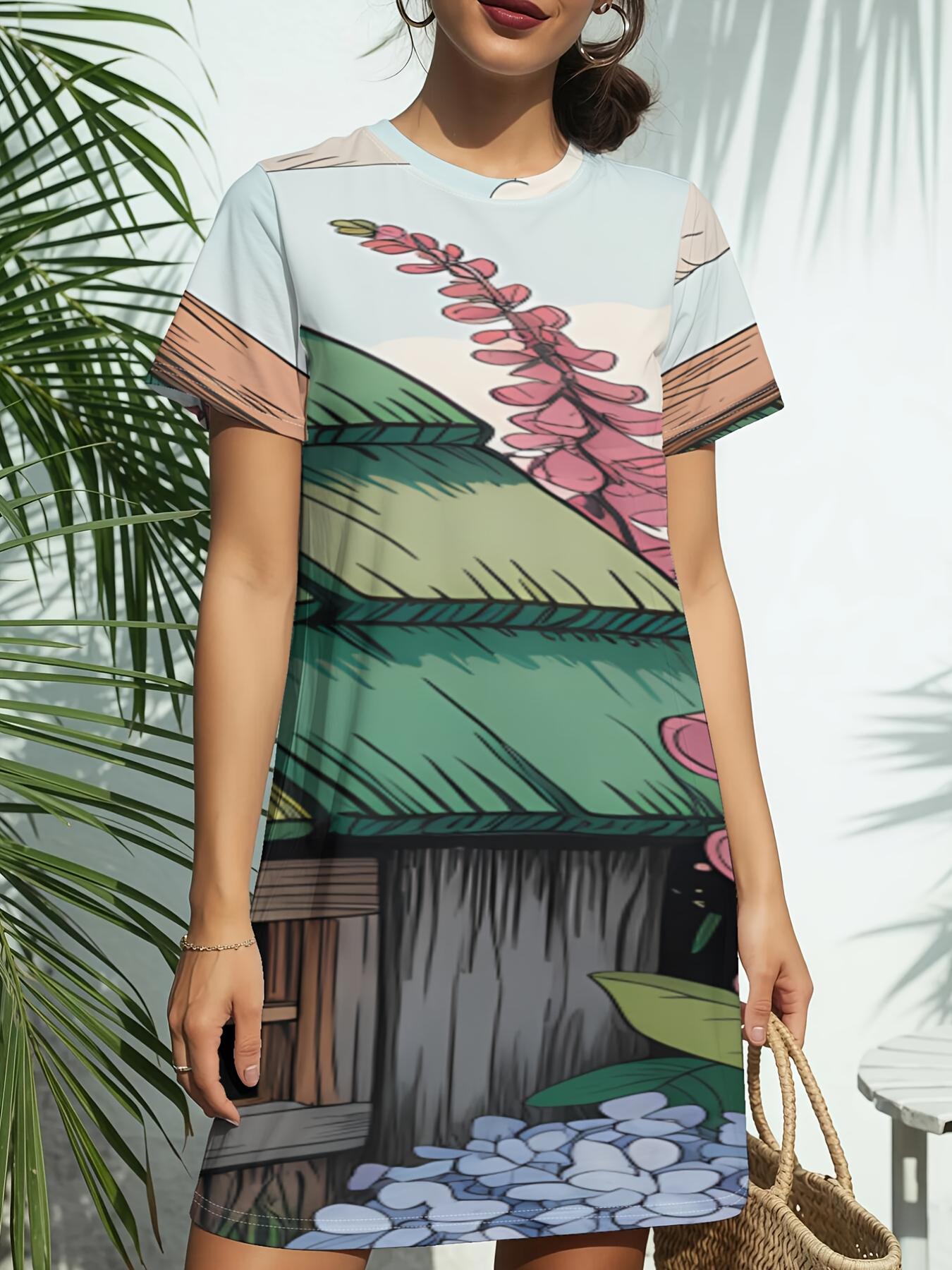 Women s Short Sleeve T-Shirt Dress - Crew Neck Casual T-Shirt Dress with Short Sleeves ; Round Neck. Regular Fit Suitable for Daily Wear. Daing. Birt 6XL дубильная кора
Women s Short Sleeve T-Shirt Dress - Crew Neck Casual T-Shirt Dress with Short Sleeves ; Round Neck. Regular Fit Suitable for Daily Wear. Daing. Birt 6XL дубильная кора
