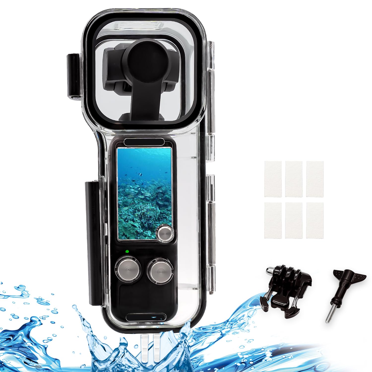 HAFOKO 50M Waterproof Case Housing for DJI Osmo Pocket 3 Waterproof Protective Underwater Diving Housing Shell for Osmo Pocket 3 Accessories чорний
HAFOKO 50M Waterproof Case Housing for DJI Osmo Pocket 3 Waterproof Protective Underwater Diving Housing Shell for Osmo Pocket 3 Accessories чорний