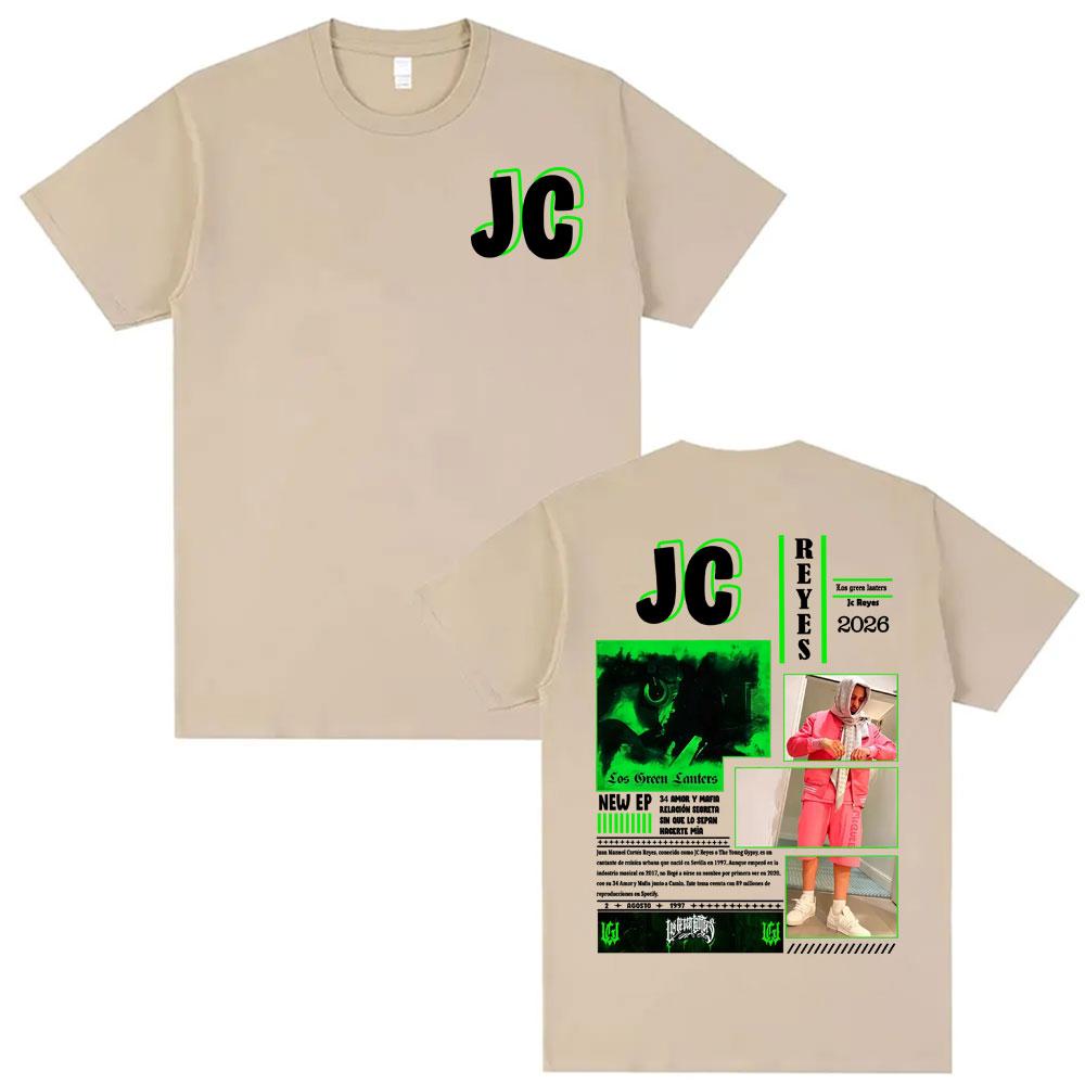Rapper Jc Reyes Album 2026 Tour Tshirts Mens Women Fashion Summer Short Sleeve T Shirts Hip Hop 100 Cotton T Shirt Streetwear 4XL
Rapper Jc Reyes Album 2026 Tour Tshirts Mens Women Fashion Summer Short Sleeve T Shirts Hip Hop 100 Cotton T Shirt Streetwear 4XL