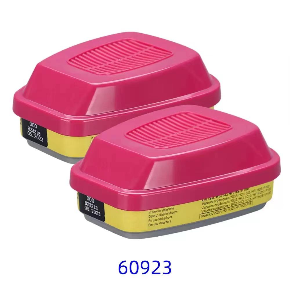 Аксесуари для коробки фільтра для протигазу 60926, 60923, 60921 - Картридж/фільтр для кількох газів/пар із захистом P100 для органічних парів
Аксесуари для коробки фільтра для протигазу 60926, 60923, 60921 - Картридж/фільтр для кількох газів/пар із захистом P100 для органічних парів