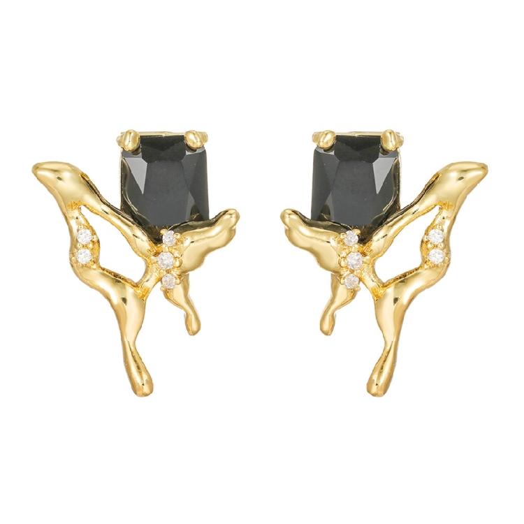 Butterfly Earphone Decoration Quick Attachment Black Zircons Material Comfortable All Day Wear золотий
Butterfly Earphone Decoration Quick Attachment Black Zircons Material Comfortable All Day Wear золотий