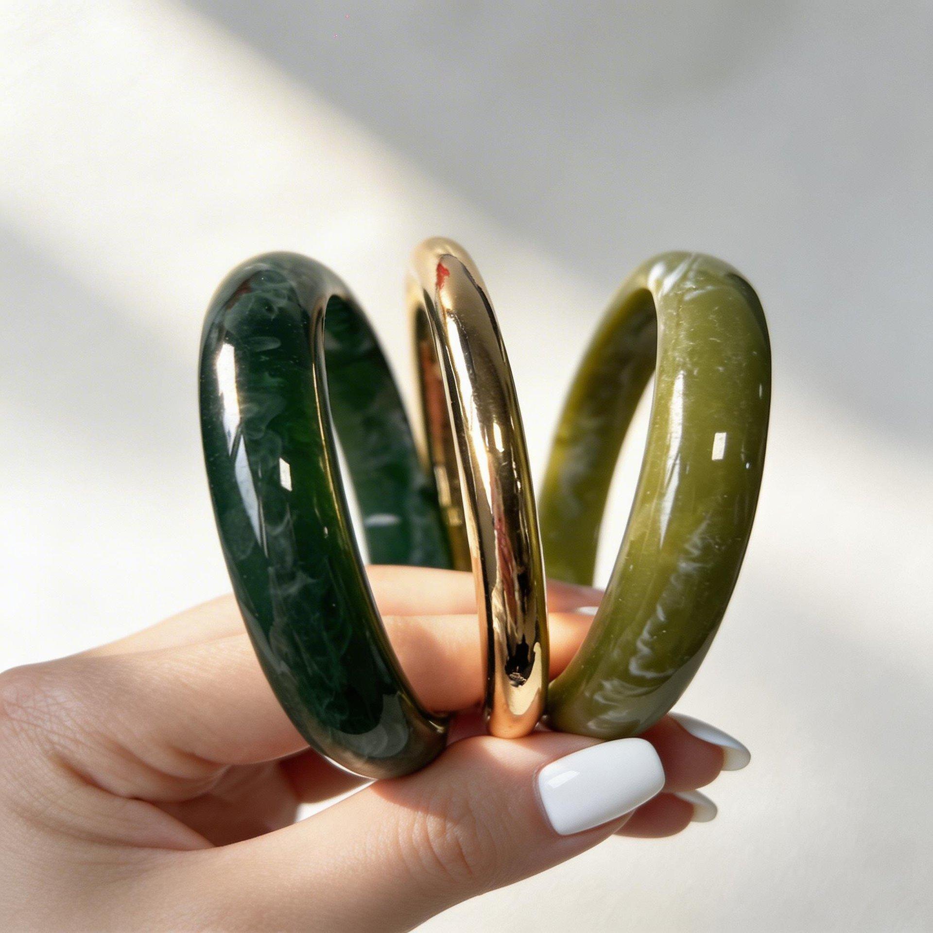 3Pcs/Set Trend Acrylic Round Geometric Exaggerated Chunky Bangles for Women Resin Statement Charm Metal Bracelet Jewelry Gifts
3Pcs/Set Trend Acrylic Round Geometric Exaggerated Chunky Bangles for Women Resin Statement Charm Metal Bracelet Jewelry Gifts