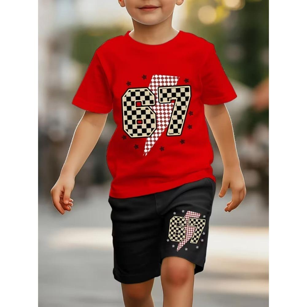 Fashion Funny 67 Printed 15 Colors Men s T-shirt and Shorts 2 Piece Set Summer Home Outdoor Casual Outfit for Men s and Women s T-shirt Sports Set XXS
Fashion Funny 67 Printed 15 Colors Men s T-shirt and Shorts 2 Piece Set Summer Home Outdoor Casual Outfit for Men s and Women s T-shirt Sports Set XXS