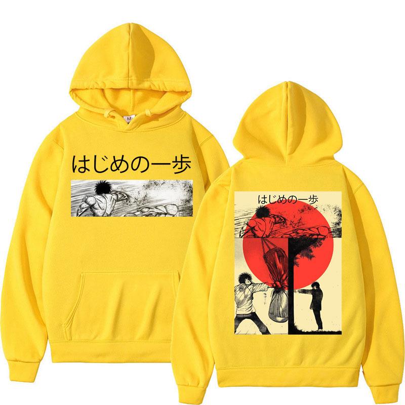 Anime Hajime No Ippo Kamogawa Boxing Gym Hoodies Makunouchi Takamura KGB Sweatshirt Loose Fleece Vintage Long Sleeve 3XL
Anime Hajime No Ippo Kamogawa Boxing Gym Hoodies Makunouchi Takamura KGB Sweatshirt Loose Fleece Vintage Long Sleeve 3XL