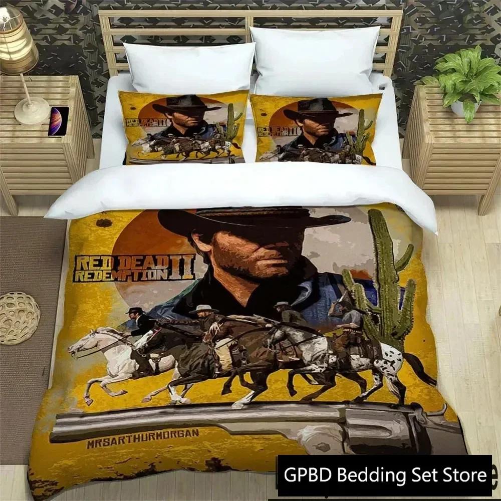 3D Print Game Red Dead Redemption Series Bedding Set Double Twin King Duvet Cover Comforter Pillowcase Boys Girls Adults Bedroom 135x200cm
3D Print Game Red Dead Redemption Series Bedding Set Double Twin King Duvet Cover Comforter Pillowcase Boys Girls Adults Bedroom 135x200cm