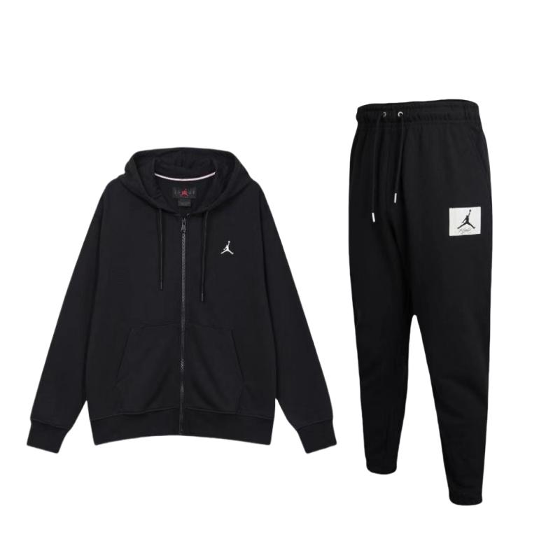 Jordan Logo Design Versatile Fleece Hoodie And Drawstring Pants Casual Sports Set Men sets Black FQ1867-010+DQ7469-010 M
Jordan Logo Design Versatile Fleece Hoodie And Drawstring Pants Casual Sports Set Men sets Black FQ1867-010+DQ7469-010 M