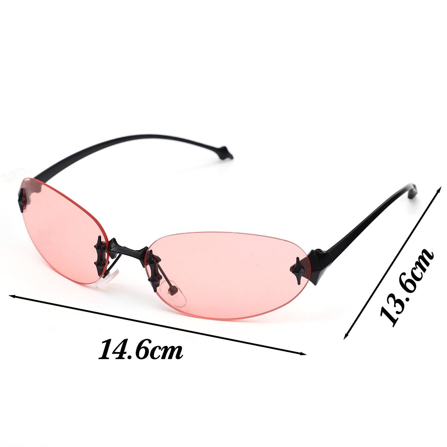 Women Girls Korean Y2K Square Frameless Anti Blue Light Glasses High-end and Spicy Style Sunglasses
Women Girls Korean Y2K Square Frameless Anti Blue Light Glasses High-end and Spicy Style Sunglasses