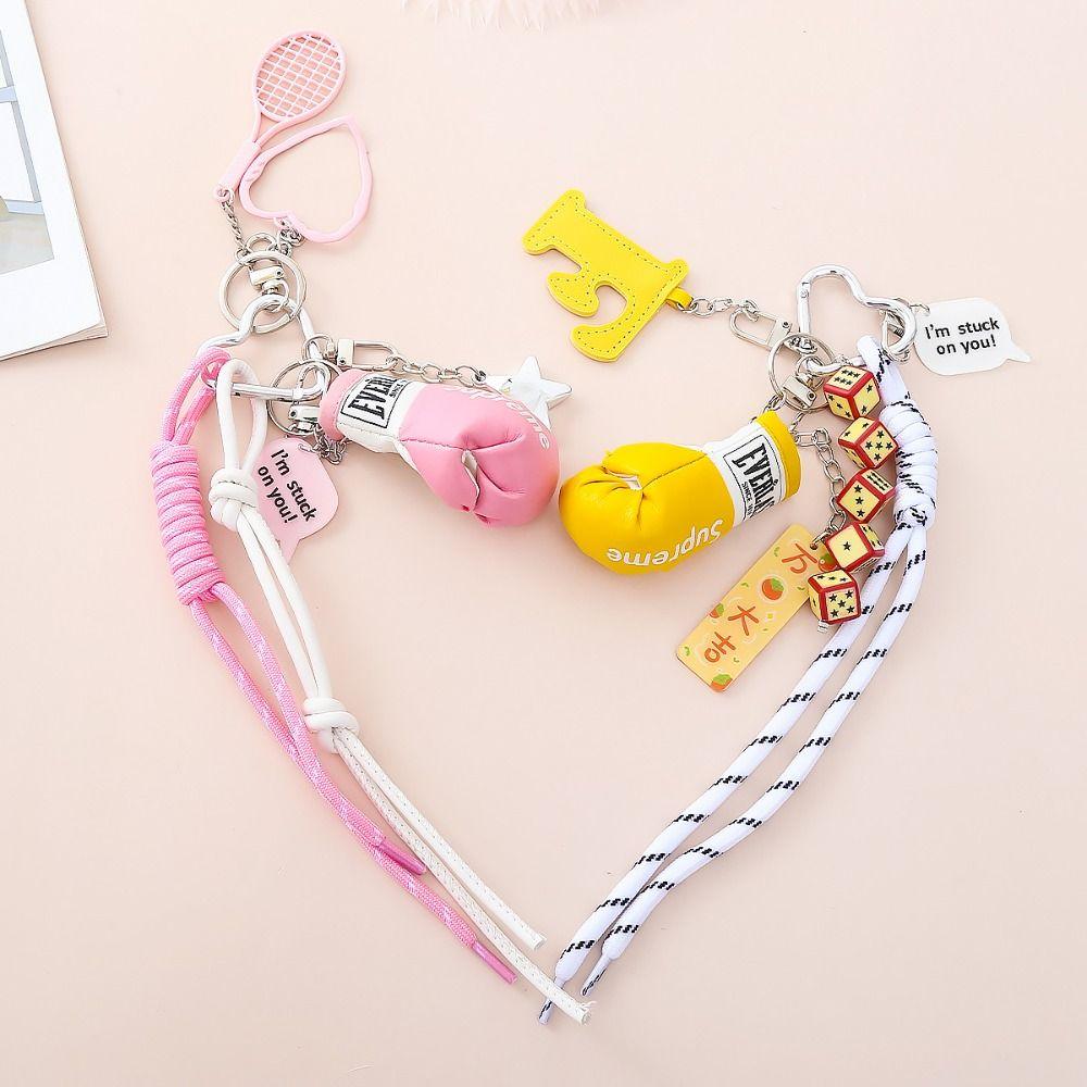 Badminton Racket Boxing Gloves Bag Hanging Heart Buckle Fitness Series Pendant Bodybuilder Style 1
Badminton Racket Boxing Gloves Bag Hanging Heart Buckle Fitness Series Pendant Bodybuilder Style 1