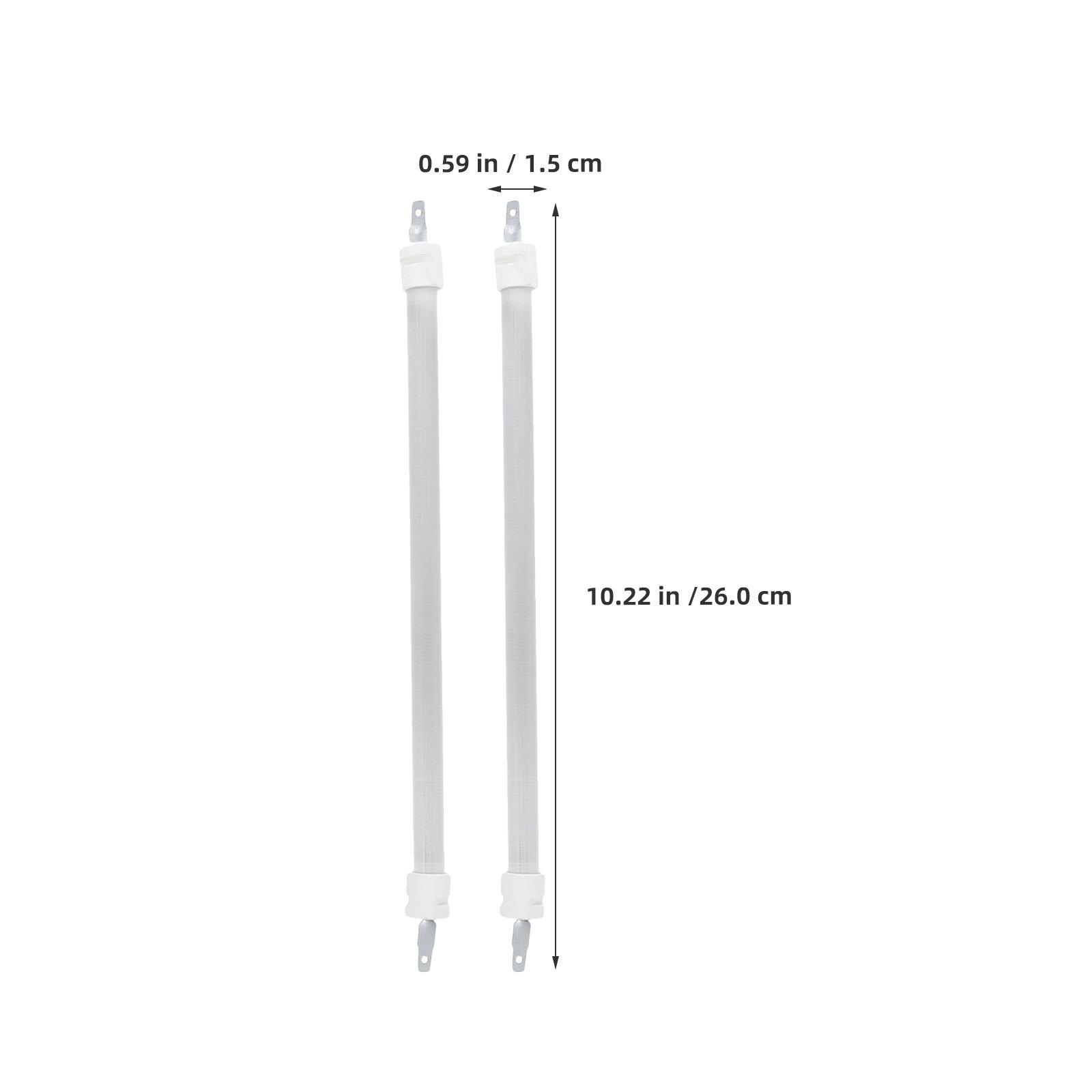 6pcs 10 Quartz Heating Tube Replacement: Infrared Quartz Tube Element For Electric Heater Electric Heating Rod Accessories
6pcs 10 Quartz Heating Tube Replacement: Infrared Quartz Tube Element For Electric Heater Electric Heating Rod Accessories