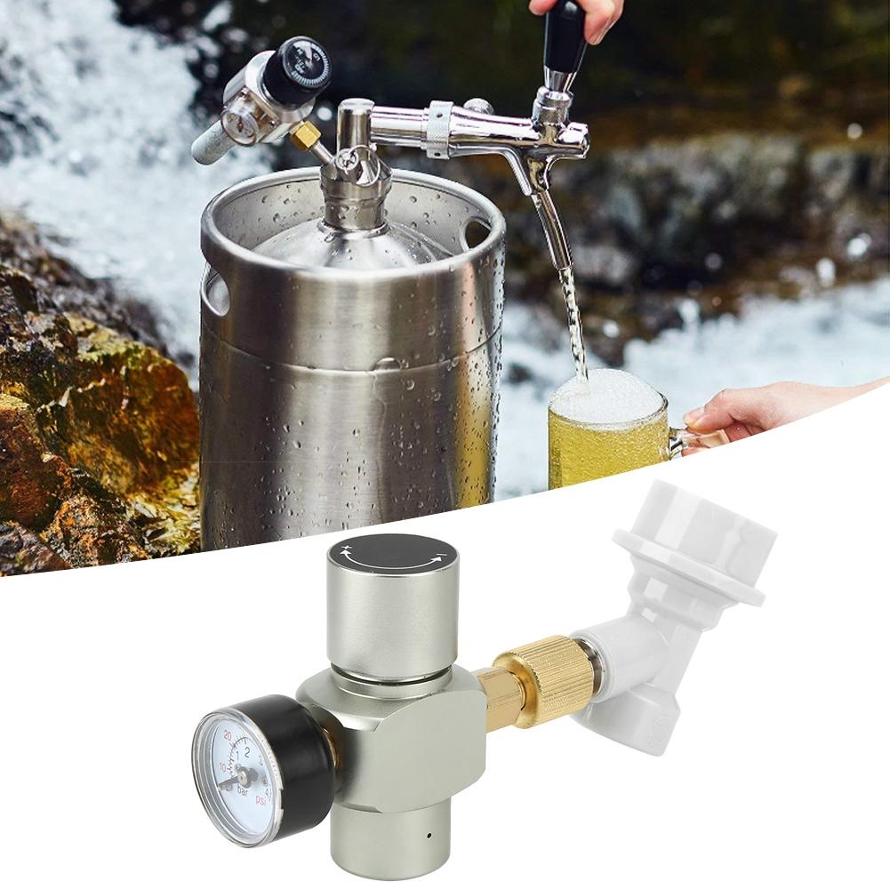 Homebrew Beer CO2 Regulator Charger Gas Disconnect with Plastic Connector 0 60PSI
Homebrew Beer CO2 Regulator Charger Gas Disconnect with Plastic Connector 0 60PSI