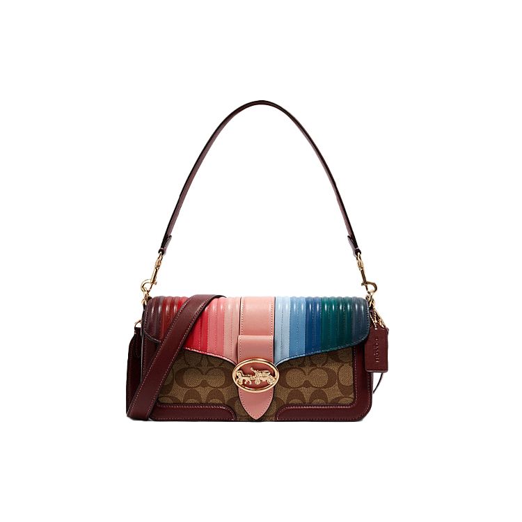 Coach Georgie 27 Rainbow Quilted Leather Shoulder Bag Women Handbags Khaki Brown C1530-IMS3T Basic Set (Bag+Dust Bag)
Coach Georgie 27 Rainbow Quilted Leather Shoulder Bag Women Handbags Khaki Brown C1530-IMS3T Basic Set (Bag+Dust Bag)