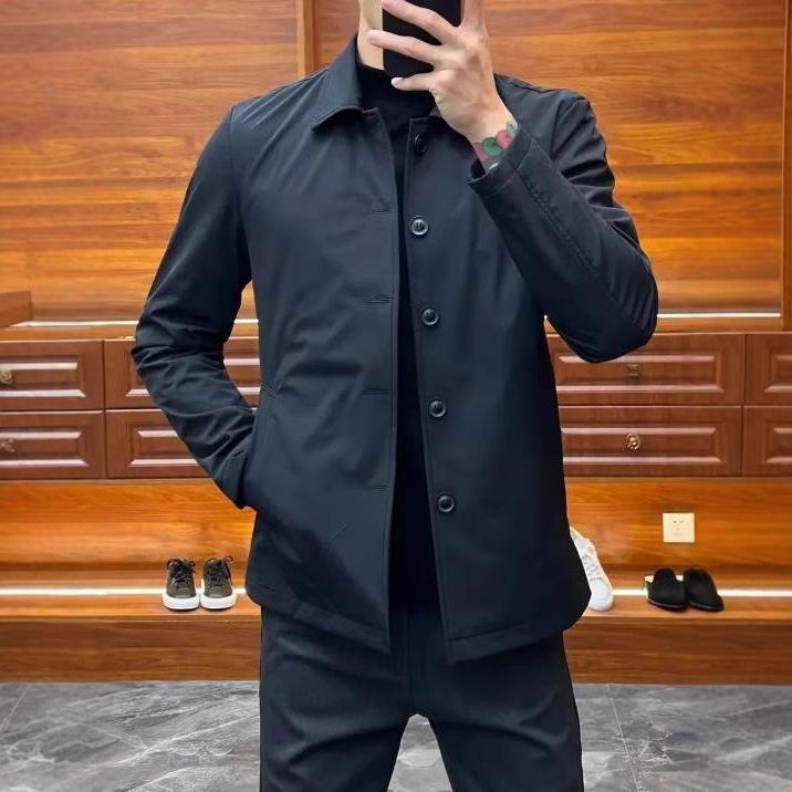 Men s Slim Lapel Jacket - 2025 Autumn Fashion, Casual Business Cardigan in Black 2XL (suggested 145-160 lbs) чорний
Men s Slim Lapel Jacket - 2025 Autumn Fashion, Casual Business Cardigan in Black 2XL (suggested 145-160 lbs) чорний