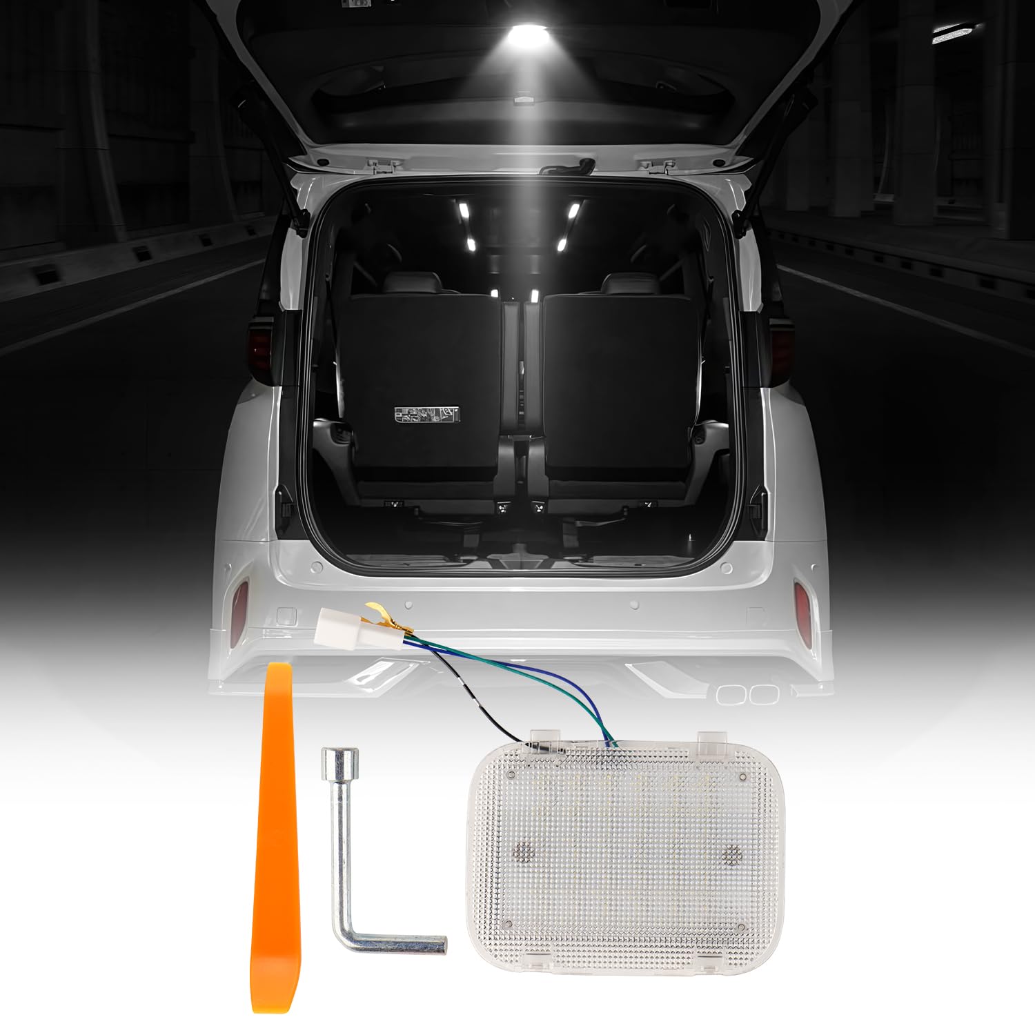 Virauto LED Rear Gate Lamp for Toyota Alphard Vellfire 2023 Trunk Light with 36 LED 9000K Pure White High Stepless Memory Genuine Easy Interior Custom белый
Virauto LED Rear Gate Lamp for Toyota Alphard Vellfire 2023 Trunk Light with 36 LED 9000K Pure White High Stepless Memory Genuine Easy Interior Custom белый