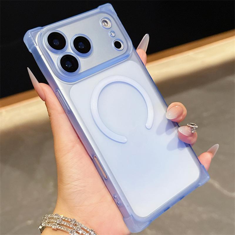 Square Anti-drop Magnetic Phone Case for iPhone 17 Pro Max - Frosted Design, Compatible with Apple 17, 16, 15, and 14p. iPhone 16 Pro
Square Anti-drop Magnetic Phone Case for iPhone 17 Pro Max - Frosted Design, Compatible with Apple 17, 16, 15, and 14p. iPhone 16 Pro